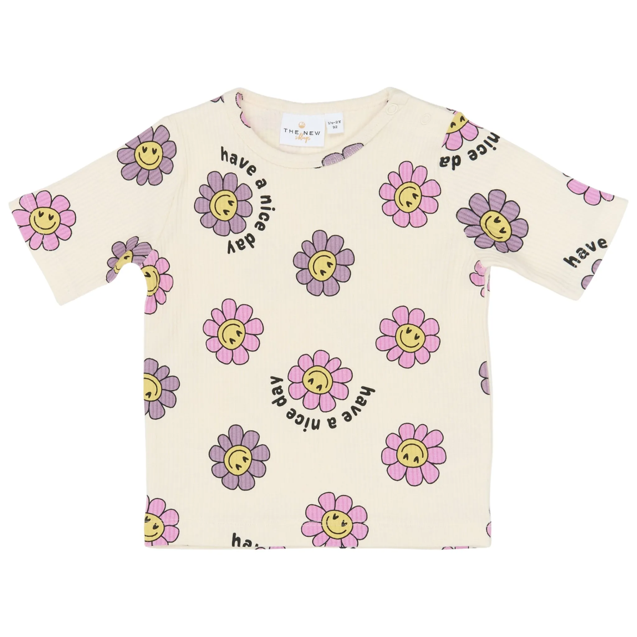 The New Tops>Saga Rib T-shirt 6-24m