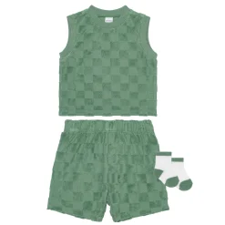 BOY PL Baby Outfit Sets>Terry Short Set 3-24m