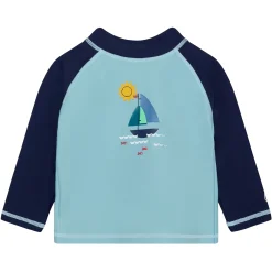 BOY Color Kids Swimsuits>Sail Boat Rashguard 9-18m