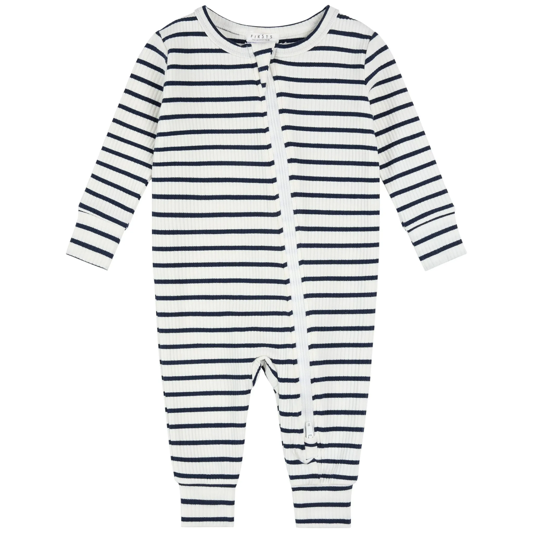 BOY Firsts par Petit Lem Sailboat Striped Pajamas 0-12m