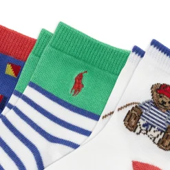 BOY Polo Ralph Lauren Socks|Underwear & Socks>Sailing Bear Socks (3) 6-24m