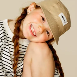 Kids/BOY Caribou Hats And Caps|Hats & Caps>Sand Solid Cap 2-12y