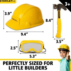 Kids Stanley Jr Pretend Play & Imitation>Santley Jr.- 3 Piece Tool Set