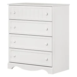 South Shore Savannah 4-Drawer Chest - Pure White