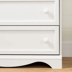 South Shore Savannah 1-Drawer Nightstand - Pure White