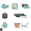 Kids Clement - Impressions Personalized Name Labels|Personalized Name Labels>School Name Label - Sloth