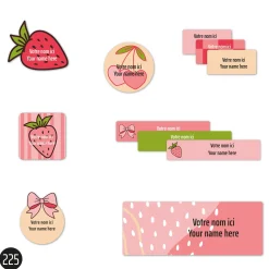 Kids Clement - Impressions Personalized Name Labels|Personalized Name Labels>School Name Labels - Bows