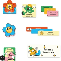 Kids Clement - Impressions School Name Labels - Retro