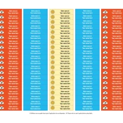 Kids Clement - Impressions School Name Labels - Retro