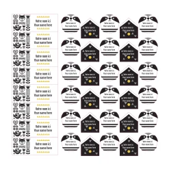 Kids Clement - Impressions School Name Labels - Scandinavian