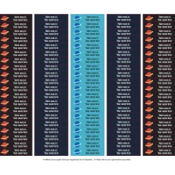 Kids Clement - Impressions School Name Labels - Space