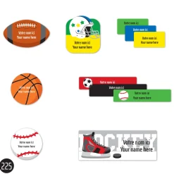 Kids Clement - Impressions Personalized Name Labels|Personalized Name Labels>School Name Labels - Sports