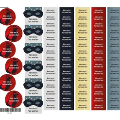 Kids Clement - Impressions School Name Labels - Superheros