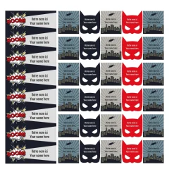 Kids Clement - Impressions School Name Labels - Superheros