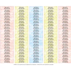 Kids Clement - Impressions School Name Labels - Tie-Dye 2