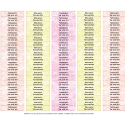 Kids Clement - Impressions School Name Labels - Tie-Dye 1