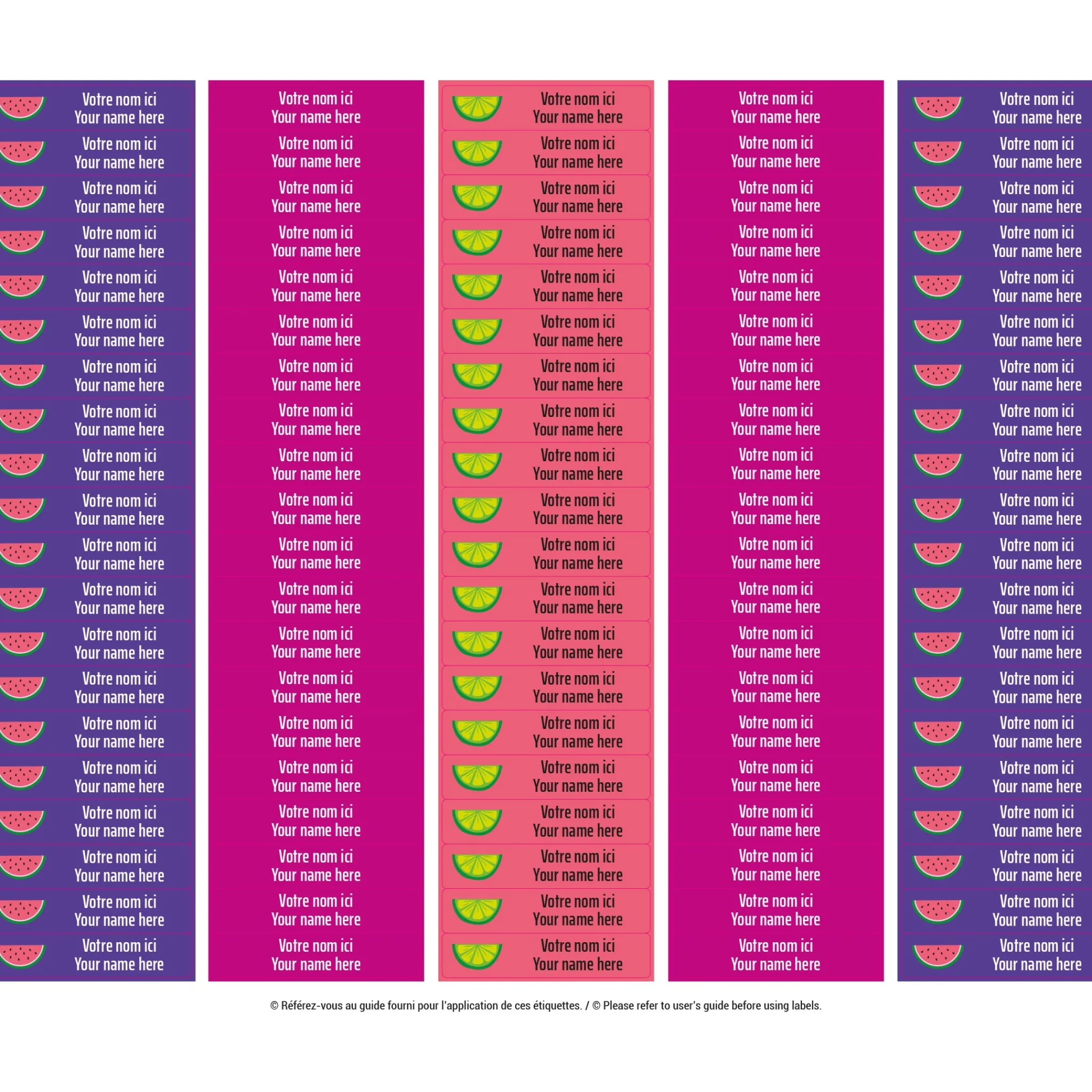 Kids Clement - Impressions Personalized Name Labels|Personalized Name Labels>School Name Labels - Tropical