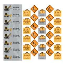 Kids Clement - Impressions School Name Labels - Trucks