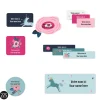 Kids Clement - Impressions School Name Labels - Unicorns and Flowers