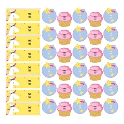 Kids Clement - Impressions School Name Labels - Unicorn