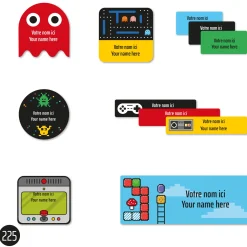 Kids Clement - Impressions School Name Labels - Video games