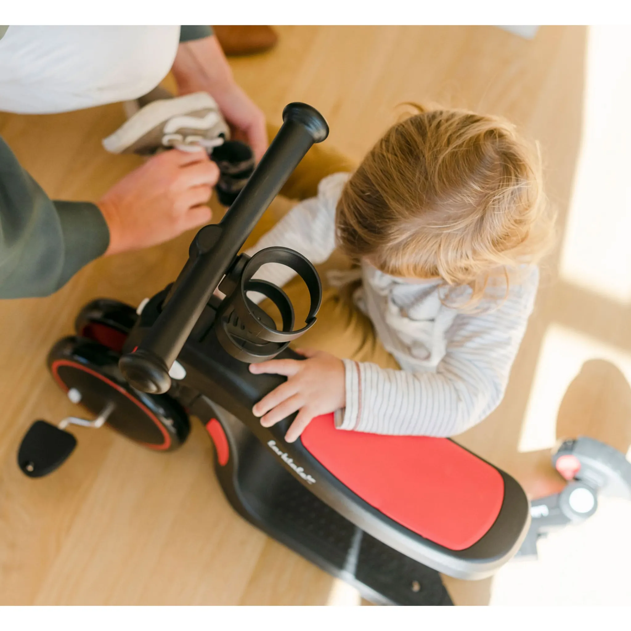 Kids Larktale Summer Activities|Bikes And Accessories>Scoobi™ 5-in-1 Convertible Scooter - Green