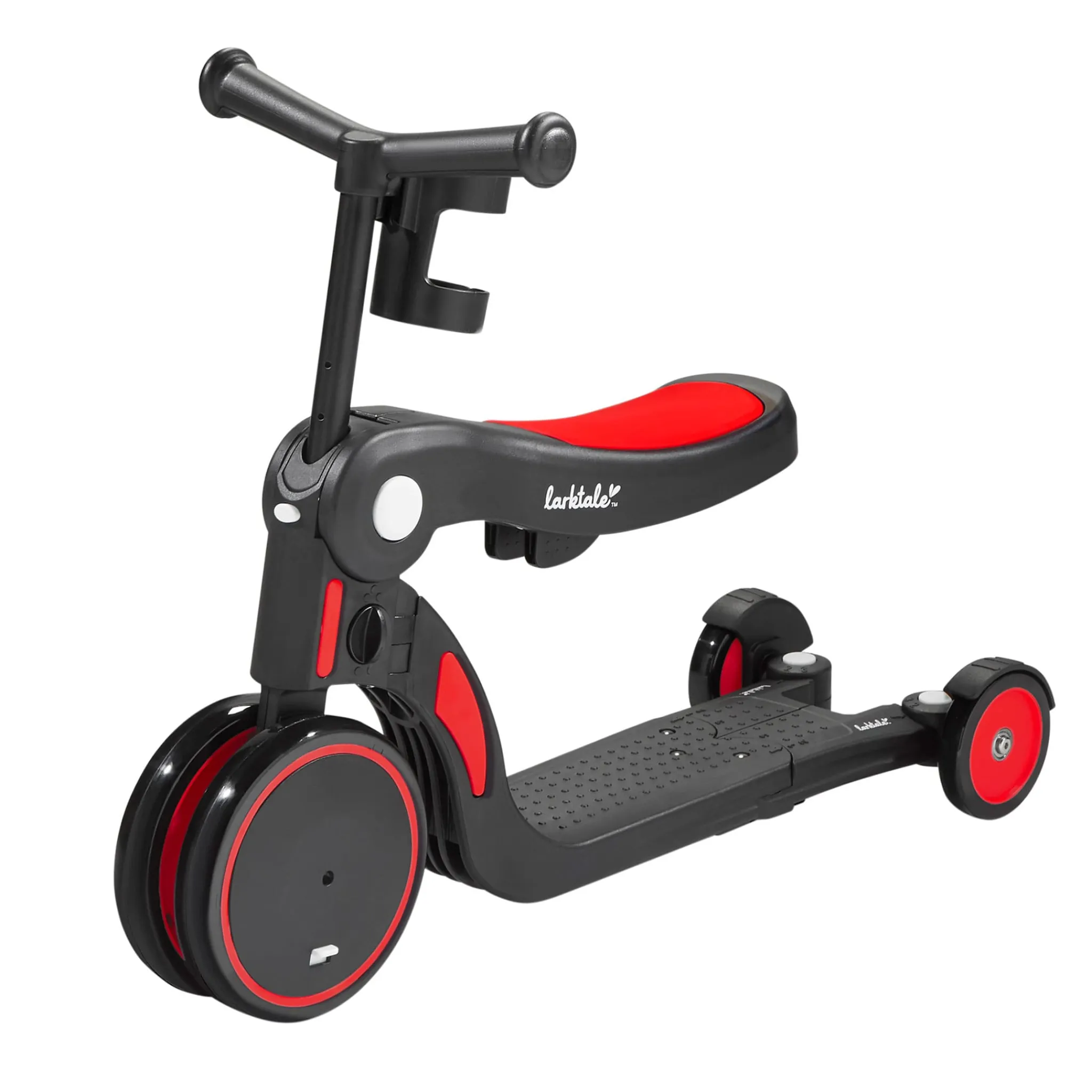 Kids Larktale Scoobi™ 5-in-1 Convertible Scooter - Red