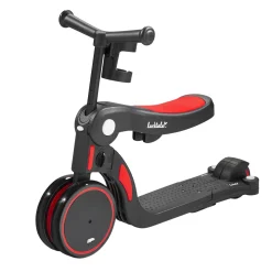 Kids Larktale Scoobi™ 5-in-1 Convertible Scooter - Red