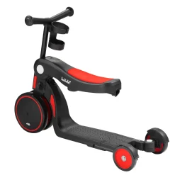 Kids Larktale Scoobi™ 5-in-1 Convertible Scooter - Red