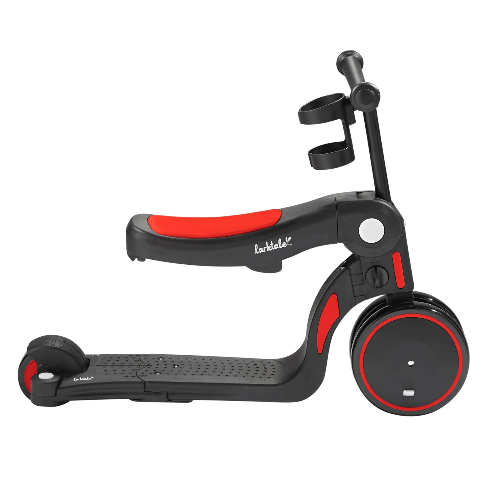 Kids Larktale Scoobi™ 5-in-1 Convertible Scooter - Red