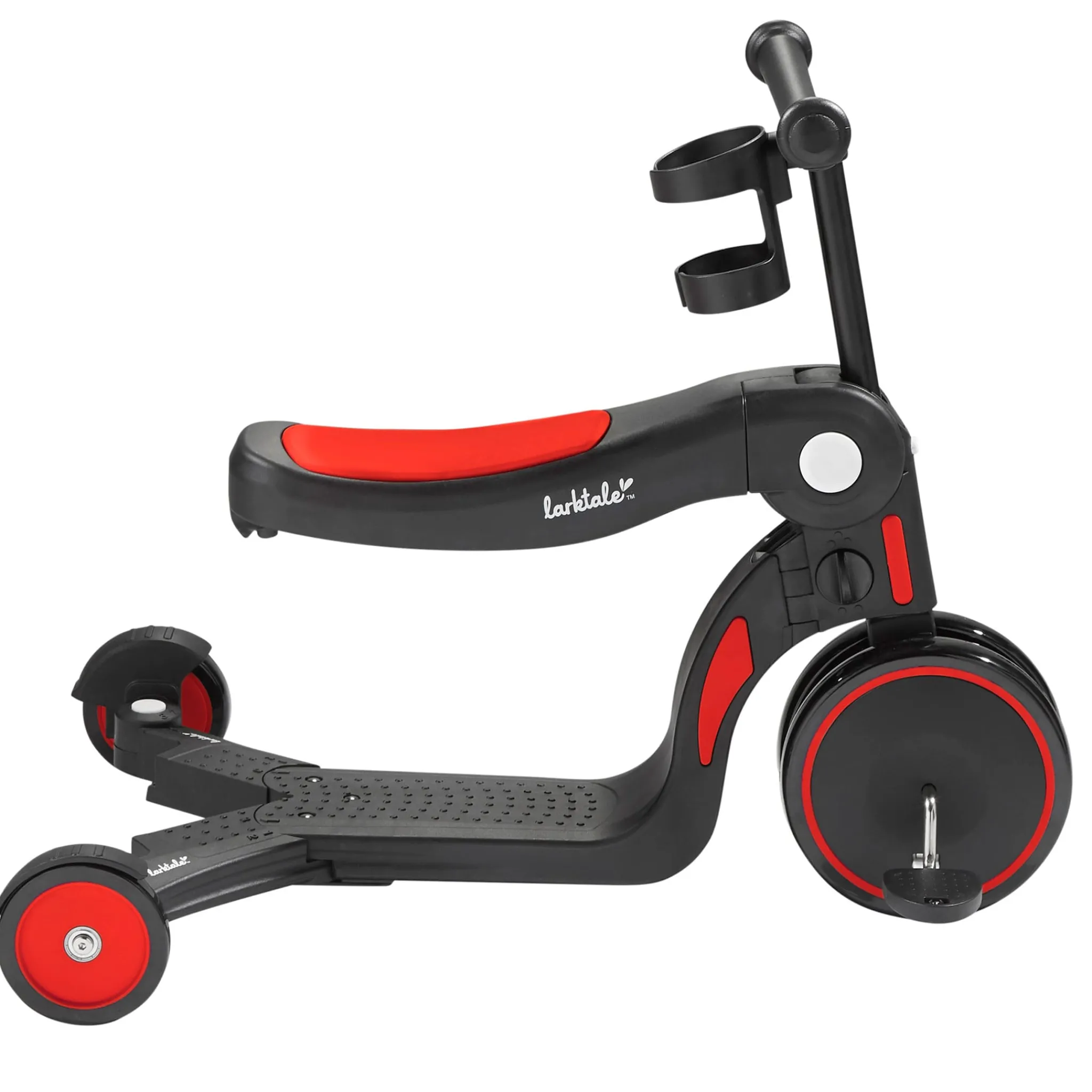 Kids Larktale Scoobi™ 5-in-1 Convertible Scooter - Red
