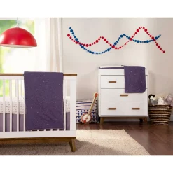 Babyletto Scoot 3-Drawer Changer Dresser - White / Walnut Finish