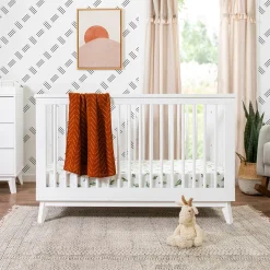 Babyletto Cribs & Mattresses|Cribs & Mattresses>Scoot 3-in-1 Convertible Crib - White