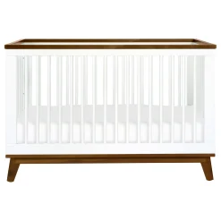 Babyletto Cribs & Mattresses|Cribs & Mattresses>Scoot 3-in-1 Convertible Crib - White / Walnut