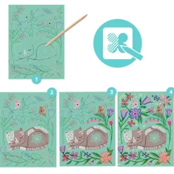 Kids Djeco Diy & Activities>Scratch Cards / Encounters
