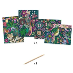 Kids Djeco Diy & Activities>Scratch Cards - Rococo