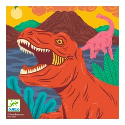 Kids Djeco Scratch Cards / When dinosaurs reigned