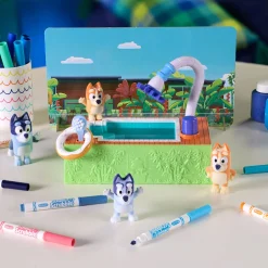 Kids Crayola Diy & Activities>Scribble Scrubbie - Bluey