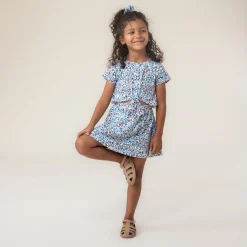 Kids Nano Dresses & Rompers>Sea Flowers Dress 2-12