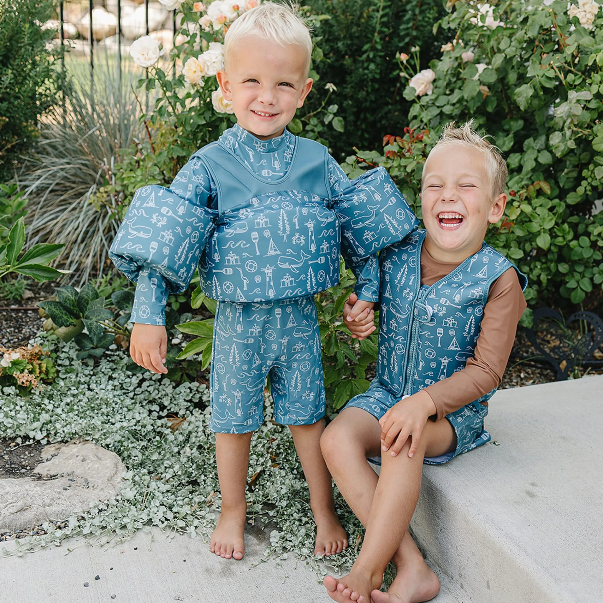 Kids Current Tyed Sea You On Top Floaties 2-6y