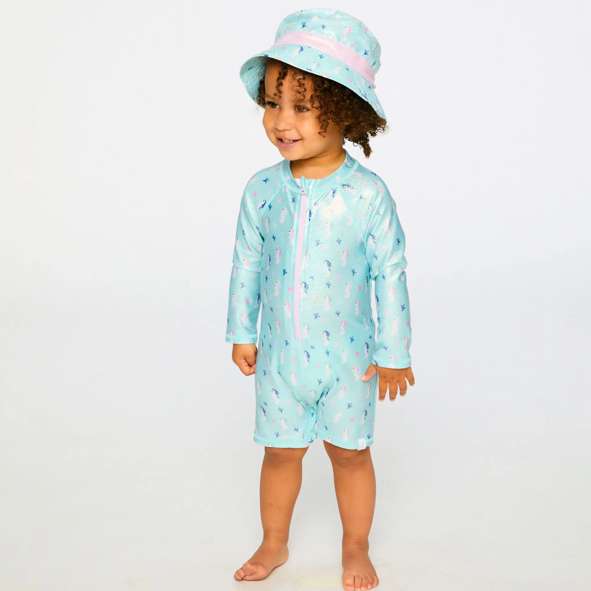 Deux par Deux Swimsuits>Seahorse Swimsuit 3-24m