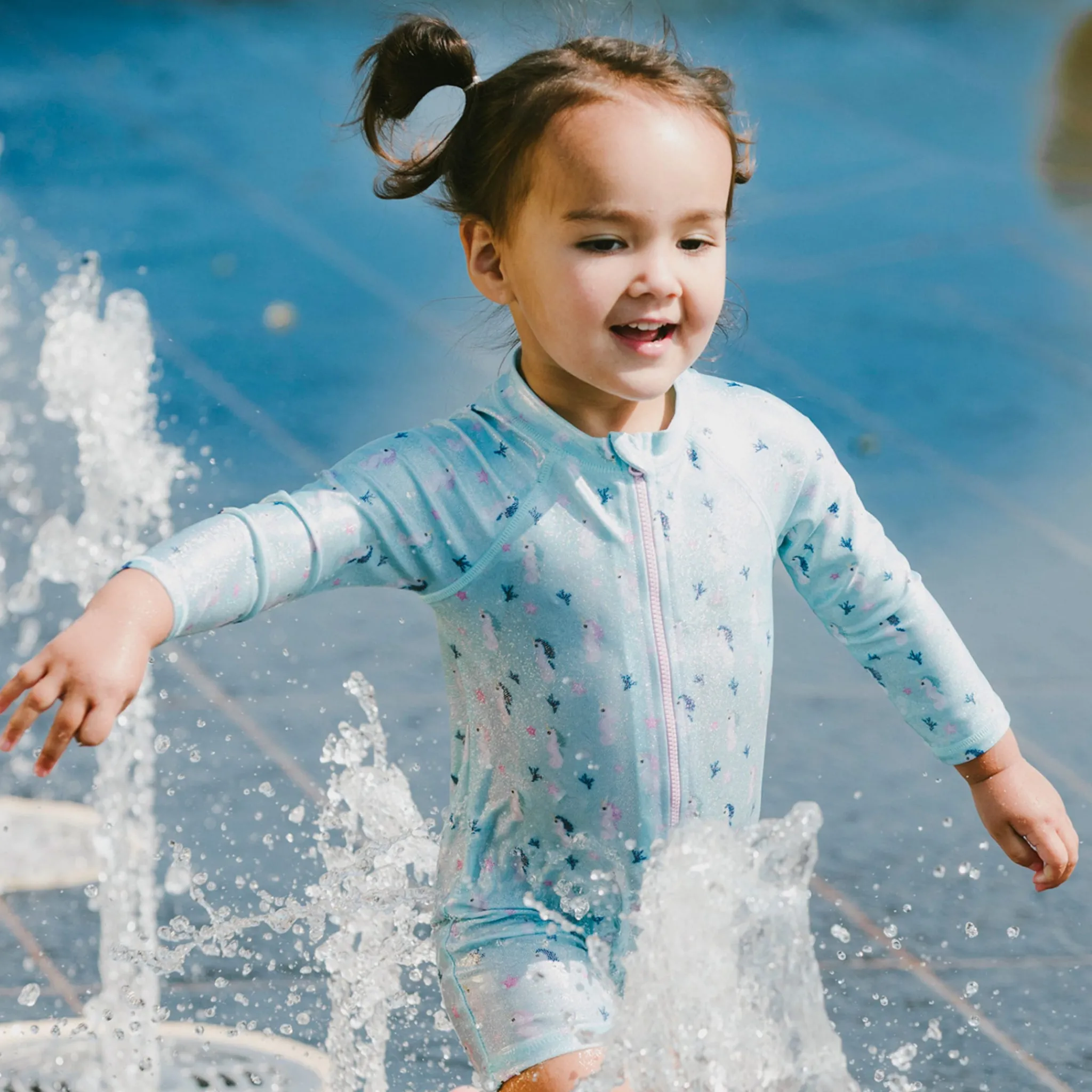 Deux par Deux Swimsuits>Seahorse Swimsuit 3-24m
