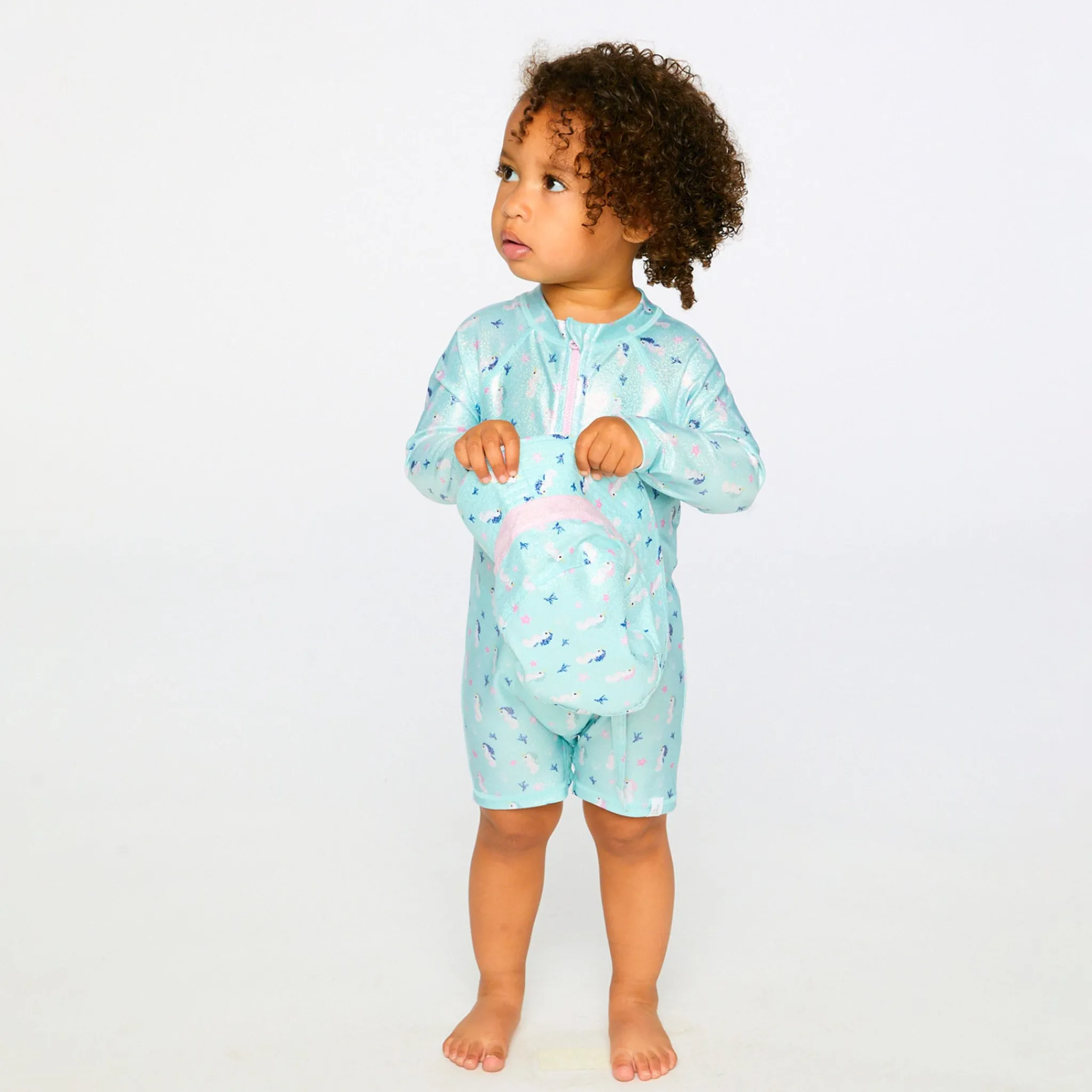 Deux par Deux Swimsuits>Seahorse Swimsuit 3-24m