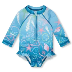 Deux par Deux Swimsuits>Seashells Swimsuit 3-24m