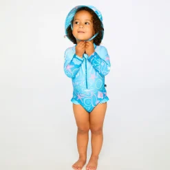 Deux par Deux Swimsuits>Seashells Swimsuit 3-24m