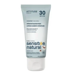 Kids Attitude Body & Hair Care|Body & Hair Care>Sensitive Natural Mineral Sunscreen SPF 30 - Unscented