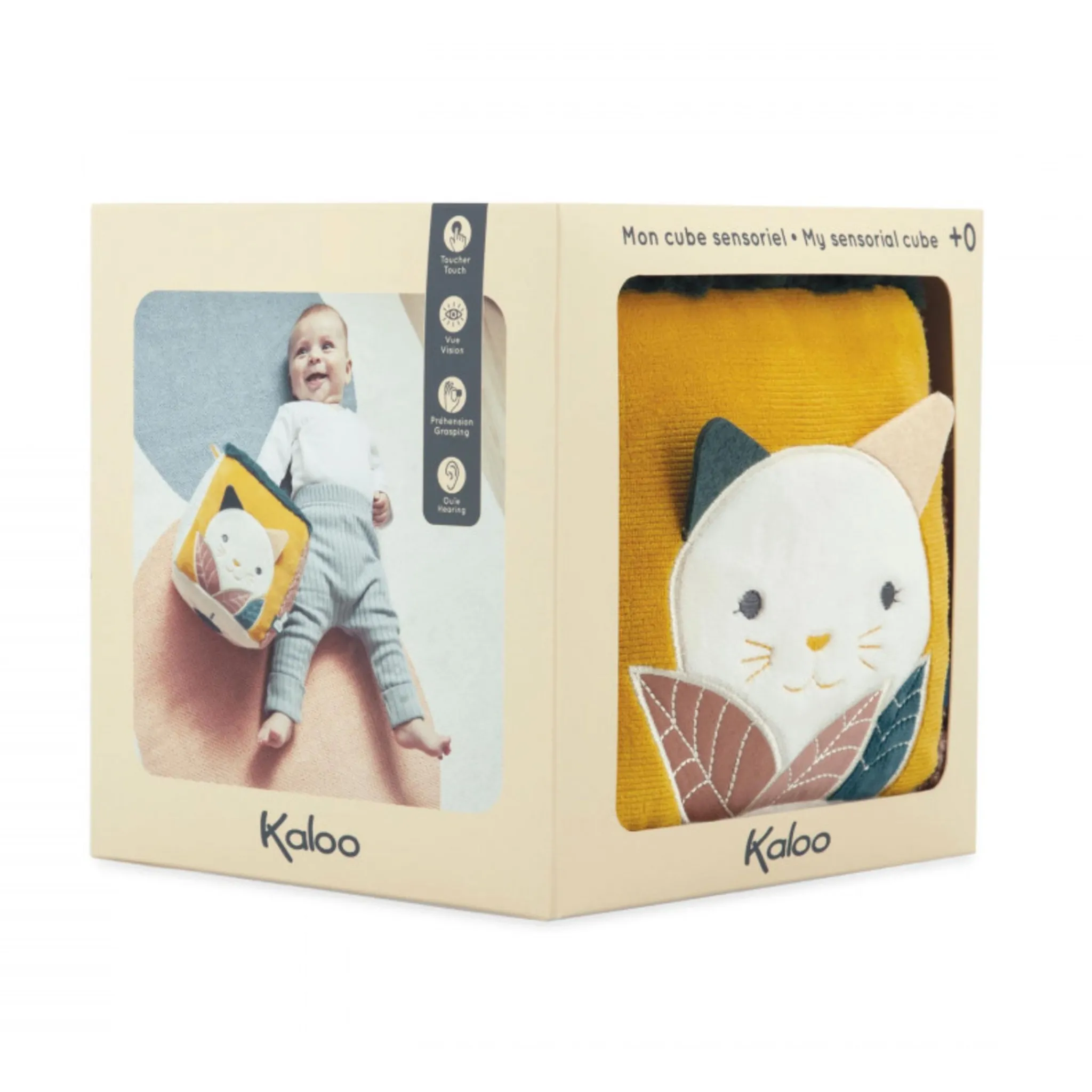 Kaloo Developmental Toys>Sensory Cube Stimuli