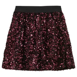 Kids Creamie Sequins Velour Skirt 7-14