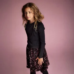 Kids Creamie Sequins Velour Skirt 7-14