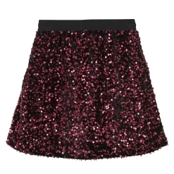 Kids Creamie Sequins Velour Skirt 7-14